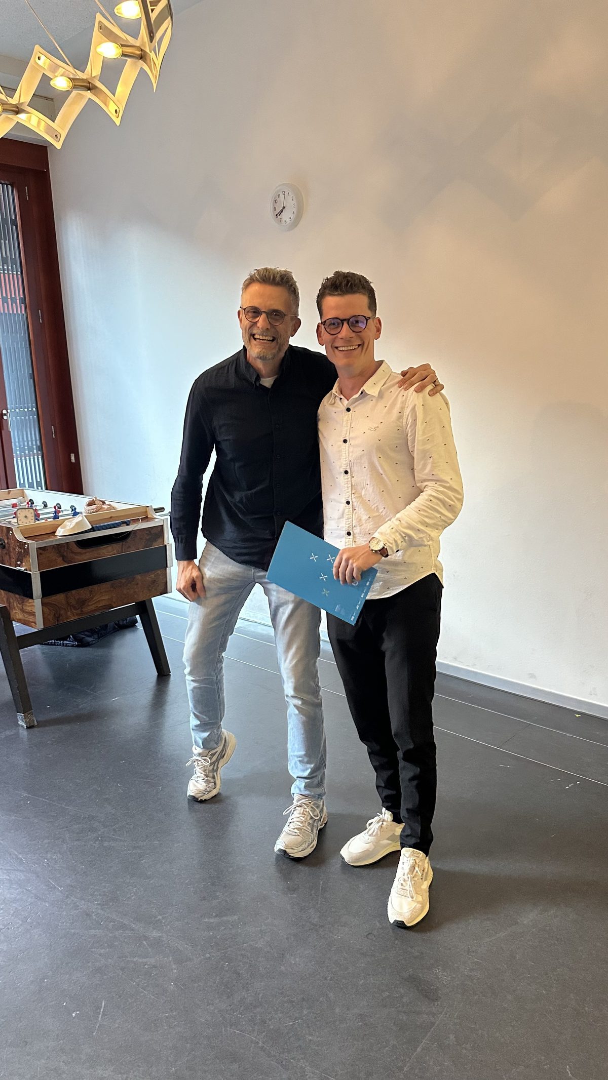Gemütlicher Apéro nach der Zertifikatsübergabe