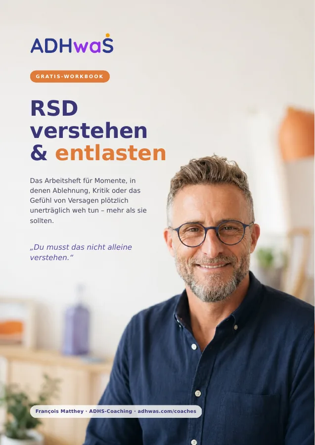 Cover des kostenlosen ADHwaS RSD-Workbooks
